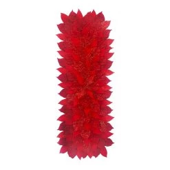 Coupon 🧨 36" Sparkly Red Leaf 🔔 Christmas Table Runner by Celebrate It™ 😀