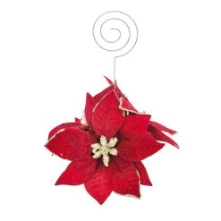 Flash Sale ⭐ Poinsettia Place Card Holders by Celebrate It™, 2ct. 👏