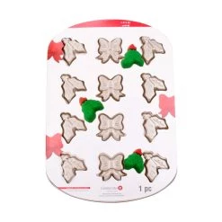 Discount ⭐ Holly & Bows Non-Stick Cookie Pan by Celebrate It® 🤩