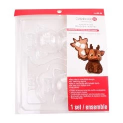 Promo 💯 Reindeer 3-Part Mold by Celebrate It® ❤️