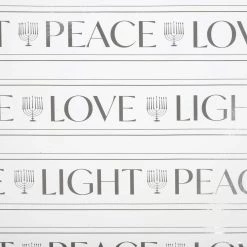 Best reviews of 🛒 Peace, Love, Light Hanukkah Gift Wrap by Celebrate It™ 🧨