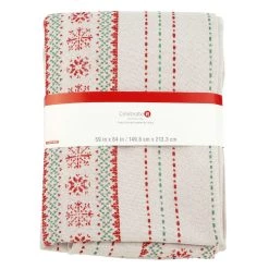 Best deal 🥰 84" Snowflake Table Cover by Celebrate It™ 😀