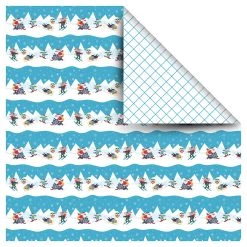 Coupon 🎁 Ski Scene Kraft Gift Wrap by Celebrate It™ 🎁 Christmas 🤩