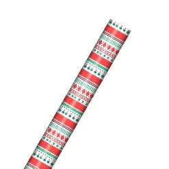 Top 10 👏 Red & Green Holiday Stripes Gift Wrap by Celebrate It™ 🎁 Christmas 🎁 -Celebrate It Sales Shop 10702812 3