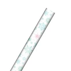 Brand new 🥰 Pink Snowflakes Gift Wrap by Celebrate It™ 🔔 Christmas 💯 -Celebrate It Sales Shop 10702814 3