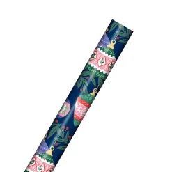 Coupon 💯 Blue Ornaments Gift Wrap by Celebrate It™ 🎅 Christmas 🛒 -Celebrate It Sales Shop 10702816 3