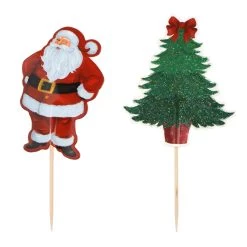 Hot Sale 🤩 Santa & Tree Treat Toppers by Celebrate It® 🔔