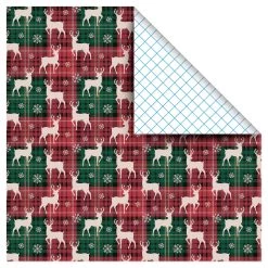 Coupon 😍 Deer & Plaid Gift Wrap by Celebrate It™ 🤩