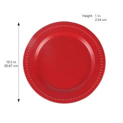 Deals π 10.5" Red π Christmas Dinner Plate by Celebrate It™ π 5 Deals π 10.5" Red π Christmas Dinner Plate by Celebrate It™ π -Celebrate It Sales Shop 10703037 4