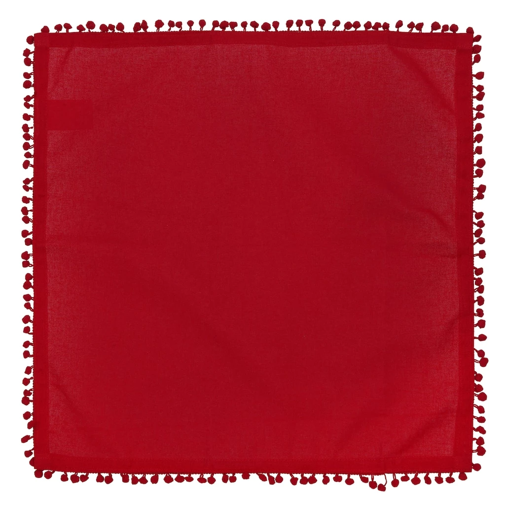 Wholesale π Red π Christmas Linen Napkins by Celebrate It™, 4ct. π 2 Wholesale π Red π Christmas Linen Napkins by Celebrate It™, 4ct. π - Image 2