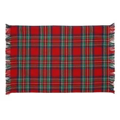 Buy ✨ Red Plaid 🔔 Christmas Placemat by Celebrate It™ 🥰
