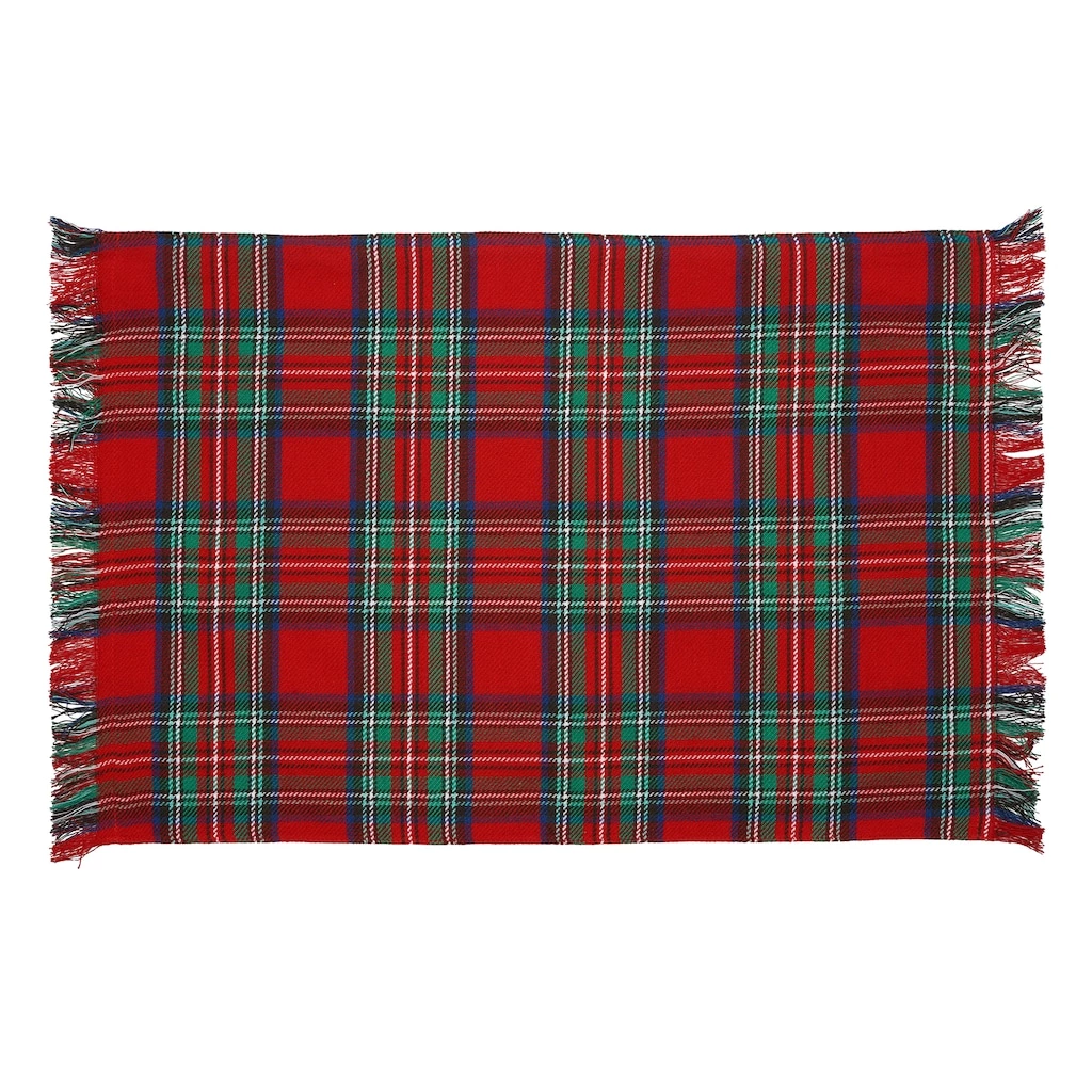 Buy ✨ Red Plaid 🔔 Christmas Placemat by Celebrate It™ 🥰 1 Buy ✨ Red Plaid 🔔 Christmas Placemat by Celebrate It™ 🥰