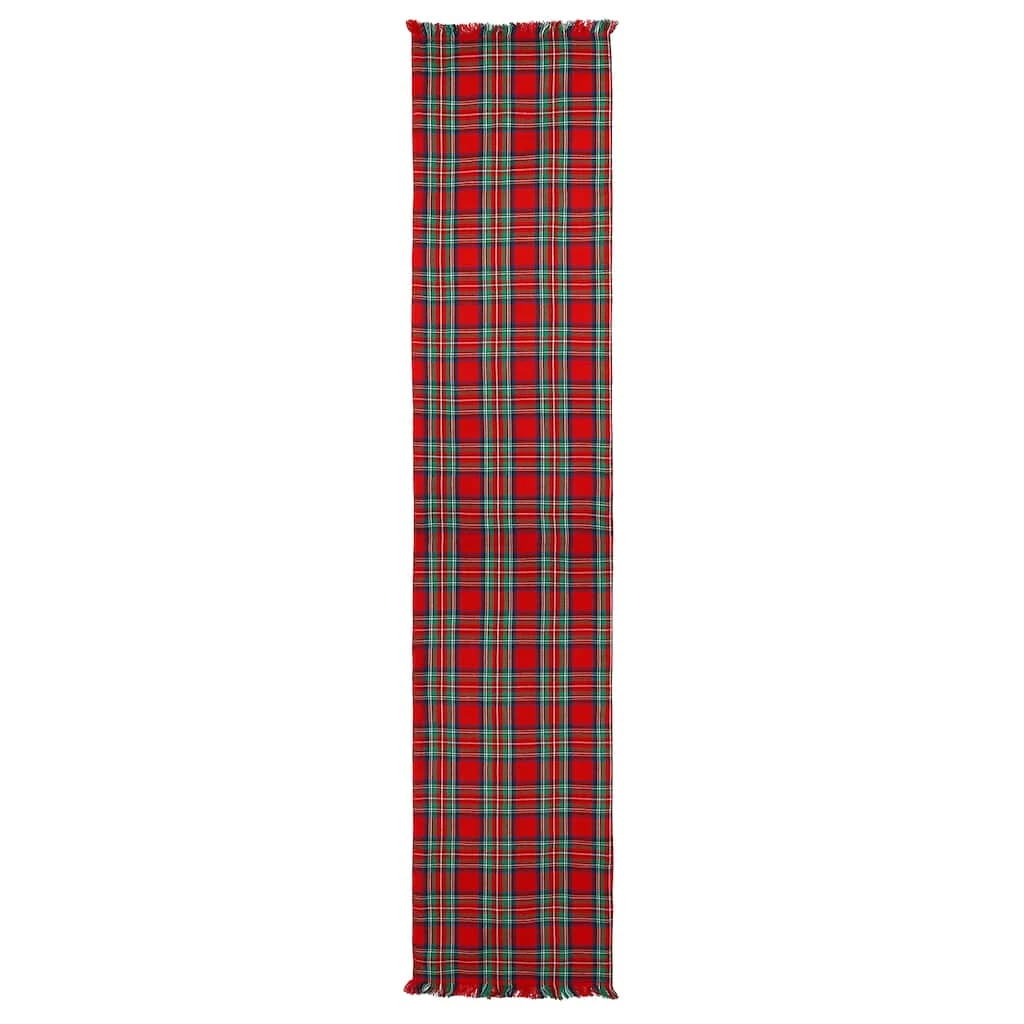 Promo 🎁 72" Red Tartan 🎁 Christmas Table Runner by Celebrate It™ 👏 1 Promo 🎁 72" Red Tartan 🎁 Christmas Table Runner by Celebrate It™ 👏