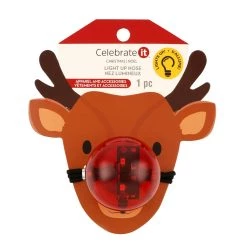 Best Sale 🔥 Light Up Reindeer Nose by Celebrate It™ 🎉