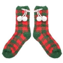 Best Pirce 😀 Assorted 🎅 Christmas Cozy 🧦 Socks by Celebrate It™ 😍 -Celebrate It Sales Shop 10703491 10