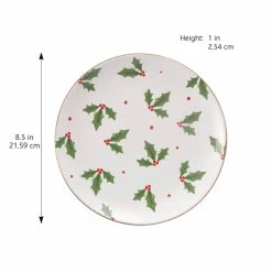 Best reviews of ⭐ 8.5" Mistletoe Salad Plate by Celebrate It™ 🥰 -Celebrate It Sales Shop 10703557 4