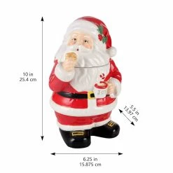 Best reviews of 😍 10" Santa Cookie Jar by Celebrate It™ 🔥 -Celebrate It Sales Shop 10703560 4