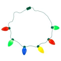 Cheapest ✔️ Light Up Holiday Bulb Necklace by Celebrate It™ 🔔