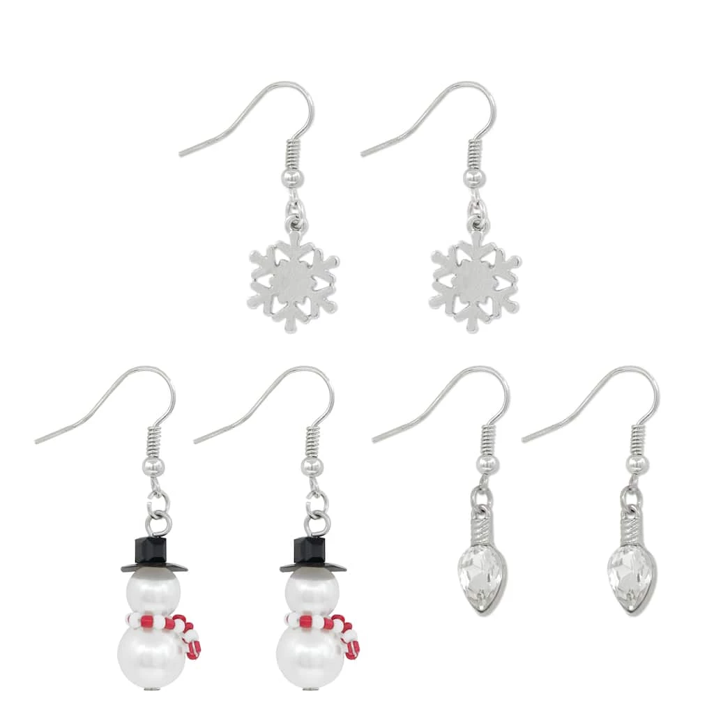Coupon 🥰 Christmas Snowman Dangle Earrings Set by Celebrate It™ 🧨 2 Coupon 🥰 Christmas Snowman Dangle Earrings Set by Celebrate It™ 🧨 - Image 2