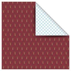 Coupon 👍 Red Plaid & Deer Kraft Gift Wrap by Celebrate It™ 🧨