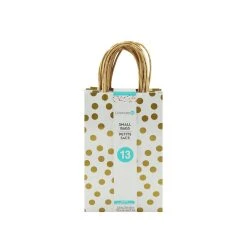 Top 10 🔥 6 Packs: 13 ct. (78 total) Small Metallic Polka Dot Gift Bags by Celebrate It™ 👏