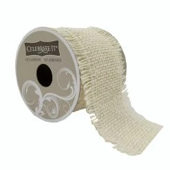 Best Pirce 🥰 12 Pack: 2.5" Burlap Frayed Ribbon by Celebrate It® Occasions™ 🤩
