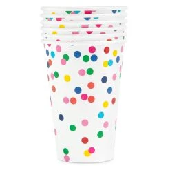 Wholesale 😉 12 Packs: 6 ct. (72 total) 12oz. Polka Dot Paper Cups by Celebrate It™ 🧨