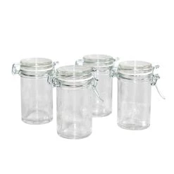 Discount 🔔 6 Packs: 18 ct. (108 total) Glass Snap-Top Favor Jars by Celebrate It™ Wedding 👏
