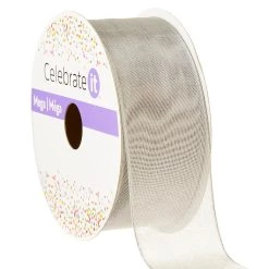 Top 10 😍 12 Pack: 1.5" Satin Wired Metallic Ribbon by Celebrate It® Méga ⌛