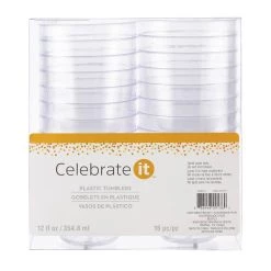 Hot Sale 🔔 12 Packs: 16 ct. (192 total) 12oz. Plastic Cups by Celebrate It™ Entertaining ✨