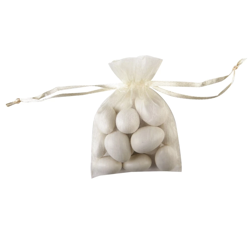Outlet 🎉 12 Pack: Small Ivory Organza Favor Bags by Celebrate It™ Occasions™ ❤️ 1 Outlet 🎉 12 Pack: Small Ivory Organza Favor Bags by Celebrate It™ Occasions™ ❤️