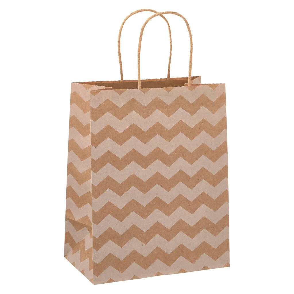 Deals ⭐ 8 Packs: 13 ct. (104 total) Medium Kraft Print Gift Bags by Celebrate It™ ✨ 3 Deals ⭐ 8 Packs: 13 ct. (104 total) Medium Kraft Print Gift Bags by Celebrate It™ ✨ - Image 3