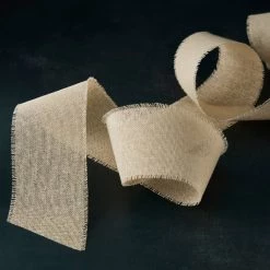 Hot Sale 🛒 12 Pack: 2.5" Ivory Cotton Ribbon by Celebrate It® Occasions™ ⭐ -Celebrate It Sales Shop MP388927 20