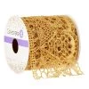 Budget 🌟 12 Pack: 3" Gold Lace Ribbon by Celebrate It® Occasions™ ⌛
