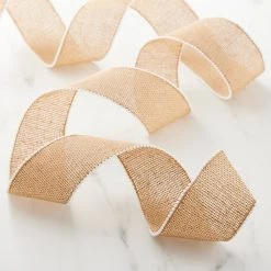 Cheapest ✨ 12 Pack: 2.5" Burlap & Beaded Wired Ribbon by Celebrate It® Occasions™ 🌟 -Celebrate It Sales Shop MP389411 20