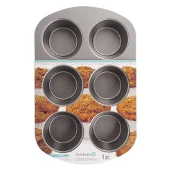 Coupon 🥰 6 Pack: Non-Stick Jumbo Muffin Pan by Celebrate It® 🔥