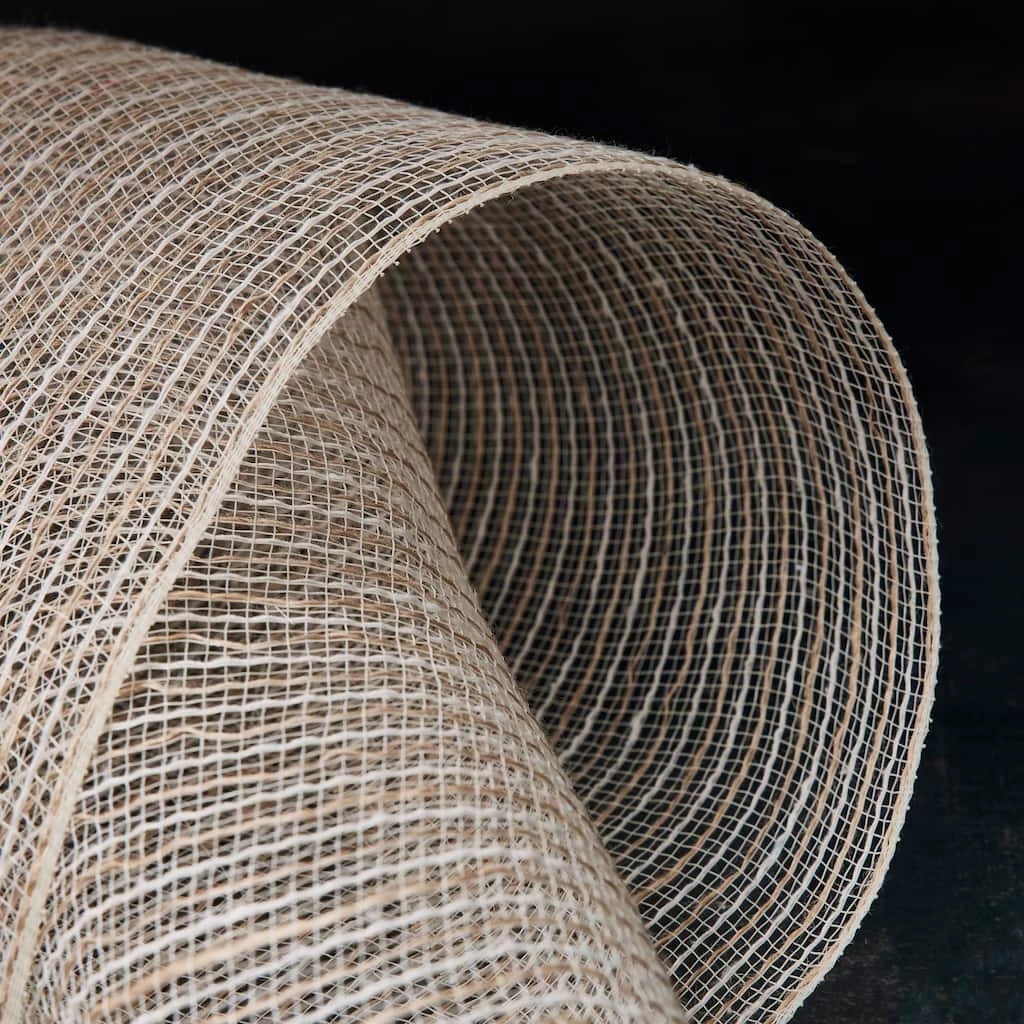 Cheapest 🔥 12 Pack: 12" Jute & Cotton Mesh by Celebrate It® 🧨 2 Cheapest 🔥 12 Pack: 12" Jute & Cotton Mesh by Celebrate It® 🧨 - Image 2