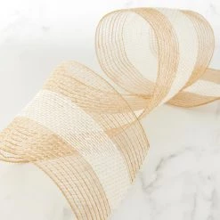 Cheap 🛒 12 Pack: 5.5" Mesh Jute Wide Stripe Ribbon by Celebrate It® ⭐ -Celebrate It Sales Shop MP437717 20