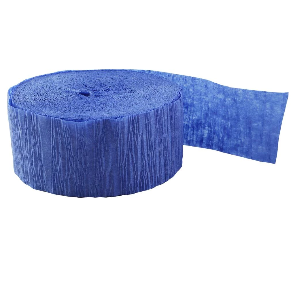 Cheapest 🌟 12 Pack: Navy Crepe Streamer by Celebrate It™ 🤩 2 Cheapest 🌟 12 Pack: Navy Crepe Streamer by Celebrate It™ 🤩 - Image 2