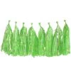 Flash Sale ✨ 12 Pack: Green Tissue Tassel Garland by Celebrate It™ 💯