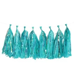 Top 10 🤩 12 Pack: Teal Tissue Tassel Garland by Celebrate It™ 😍