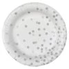 Cheap 🤩 12 Packs: 12 ct. (144 total) Silver Dots 7" Round Plates by Celebrate It™ 🔥