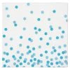 Promo ✨ 12 Packs: 24 ct. (288 total) Turquoise Dots Beverage Napkins by Celebrate It™ ✔️