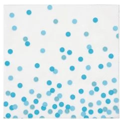 Promo ✨ 12 Packs: 24 ct. (288 total) Turquoise Dots Beverage Napkins by Celebrate It™ ✔️