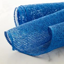 Cheapest ⭐ 12 Pack: 10" Blue Poly Burlap Mesh by Celebrate It™ 😉 -Celebrate It Sales Shop MP617423 20
