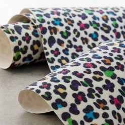 Coupon 💯 12 Pack: 5.375" Faux Fur Glitter Leopard Ribbon by Celebrate It™ ✔️ -Celebrate It Sales Shop MP659004 20