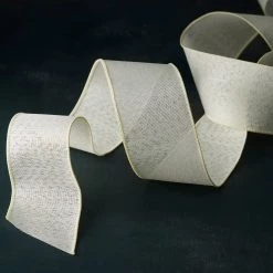 New 🔔 12 Pack: 2.5" Faux Linen Wired Ribbon by Celebrate It™ 🧨 -Celebrate It Sales Shop MP659069 20