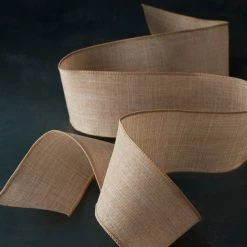 Wholesale 🧨 12 Pack: 2.5" Faux Linen Wired Ribbon by Celebrate It™ Décor 🥰 -Celebrate It Sales Shop MP659097 20