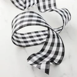 New ✨ 12 Pack: 4" Wired Buffalo Check Ribbon by Celebrate It™ Décor 🎉 -Celebrate It Sales Shop MP659133 20